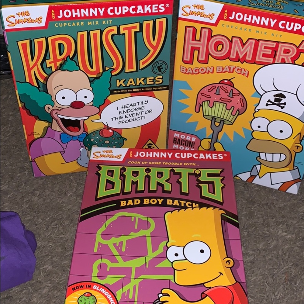 Johnny cupcake Simpson series NIB